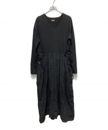KAPITAL（キャピタル）の古着「コットンワンピース」｜ブラック