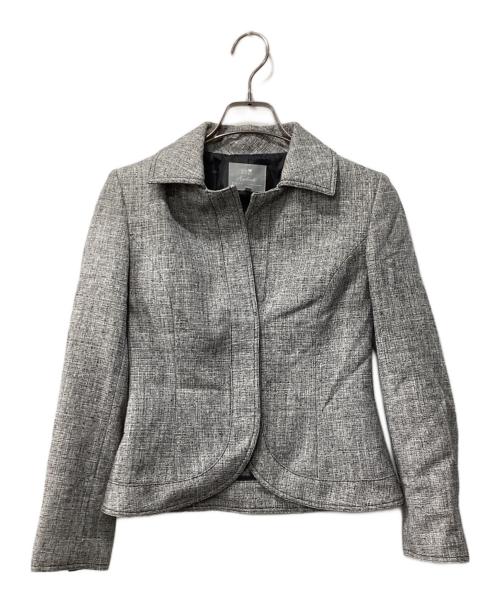 23区（ニジュウサンク）23区 (ニジュウサンク) スカートセットアップ グレー サイズ:32の古着・服飾アイテム