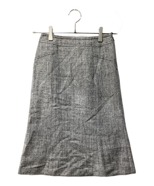 23区（ニジュウサンク）23区 (ニジュウサンク) スカートセットアップ グレー サイズ:32の古着・服飾アイテム