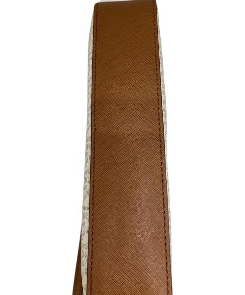MICHAEL KORS（マイケル・コース）MICHAEL KORS (マイケル・コース) JET SET ITEM クロスボディ ラージ - MKシグネチャー/ショルダーバッグ ブラウンの古着・服飾アイテム
