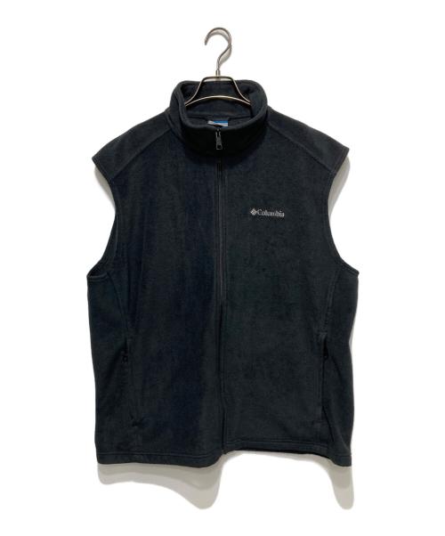 Columbia（コロンビア）Columbia (コロンビア) フリースベスト ブラック サイズ:XLの古着・服飾アイテム