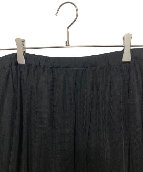 JOURNAL STANDARD relume（ジャーナルスタンダード レリューム）JOURNAL STANDARD relume (ジャーナルスタンダード レリューム) ウォッシャブルチュールイージースカート ブラック サイズ:Ｆの古着・服飾アイテム