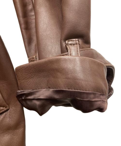 BROOKS BROTHERS（ブルックスブラザーズ）BROOKS BROTHERS (ブルックスブラザーズ) レザートレンチコート ブラウン サイズ:2の古着・服飾アイテム