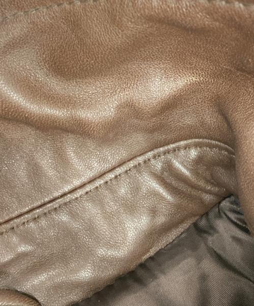 BROOKS BROTHERS（ブルックスブラザーズ）BROOKS BROTHERS (ブルックスブラザーズ) レザートレンチコート ブラウン サイズ:2の古着・服飾アイテム