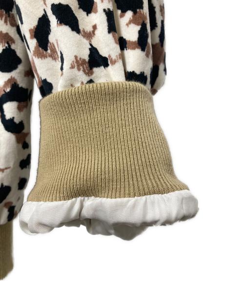 BARACUTA（バラクータ）BARACUTA (バラクータ) WACKO MARIA (ワコマリア) 9 Animalier Jacket/レオパード柄/ハリントンジャケット ホワイト サイズ:38の古着・服飾アイテム