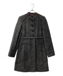 Comptoir des Cotonniers（コントワー・デ・コトニエ）の古着「アルパカ混ハーフツイードコート」｜グレー