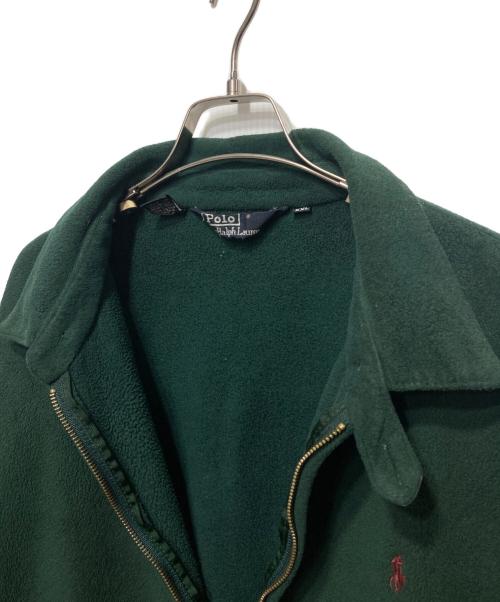 POLO RALPH LAUREN（ポロ・ラルフローレン）POLO RALPH LAUREN (ポロ・ラルフローレン) 80s‐90s フリーススイングトップジャケット グリーン サイズ:XXLの古着・服飾アイテム