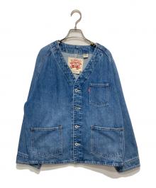 LEVI'S PReMIUM（リーバイス プレミアム）の古着「UNION ENGINEER カーディガン ミディアムインディゴ HIGHLIGHTS /カーディガン」｜インディゴ