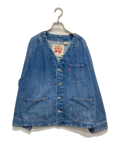 LEVI'S PReMIUM（リーバイス プレミアム）LEVI'S PReMIUM (リーバイス プレミアム) UNION ENGINEER カーディガン ミディアムインディゴ HIGHLIGHTS /カーディガン インディゴ サイズ:Sの古着・服飾アイテム