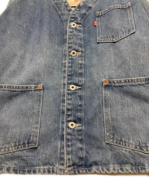 LEVI'S PReMIUM（リーバイス プレミアム）LEVI'S PReMIUM (リーバイス プレミアム) UNION ENGINEER カーディガン ミディアムインディゴ HIGHLIGHTS /カーディガン インディゴ サイズ:Sの古着・服飾アイテム