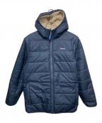Patagoniaパタゴニア）の古着「リバーシブルボアジャケット/ボーイズ」｜ネイビー