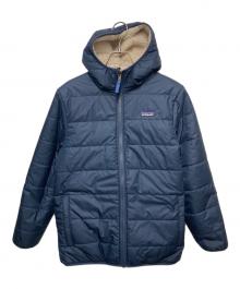 Patagonia（パタゴニア）の古着「リバーシブルボアジャケット/ボーイズ」｜ネイビー