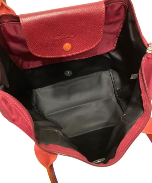 LONGCHAMP（ロンシャン）LONGCHAMP (ロンシャン) ハンドバッグ/プリアージュ レッドの古着・服飾アイテム