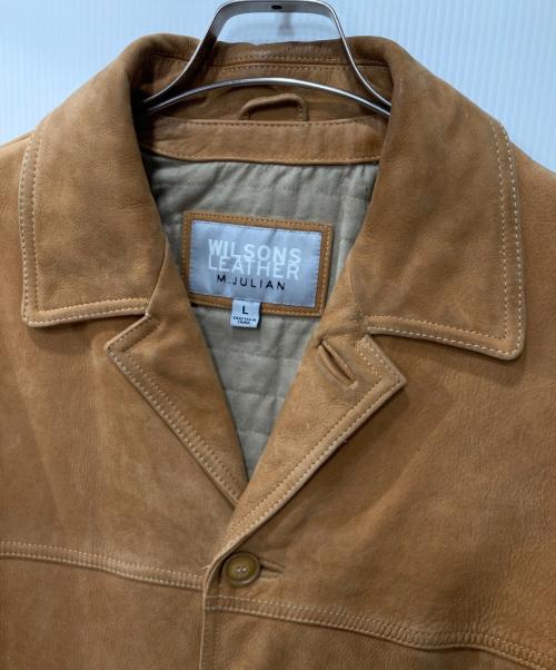 WILSONS LEATHER M.JULIAN（ウィルソンズ レザー）WILSONS LEATHER M.JULIAN (ウィルソンズ レザー) レザーコート ブラウン サイズ:Lの古着・服飾アイテム