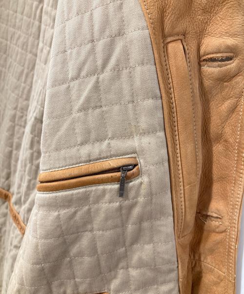 WILSONS LEATHER M.JULIAN（ウィルソンズ レザー）WILSONS LEATHER M.JULIAN (ウィルソンズ レザー) レザーコート ブラウン サイズ:Lの古着・服飾アイテム