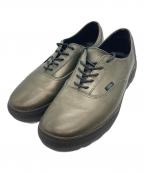 VANSヴァンズ）の古着「レザースニーカー/COLFAXLOW」｜オリーブ