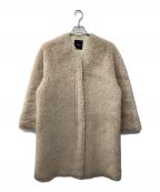 anuansアニュアンス）の古着「ボンディングボアコート」｜ベージュ