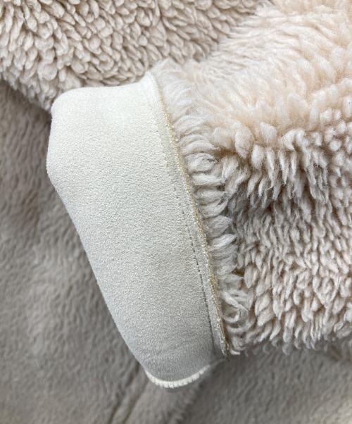 anuans（アニュアンス）anuans (アニュアンス) ボンディングボアコート ベージュ サイズ:Fの古着・服飾アイテム