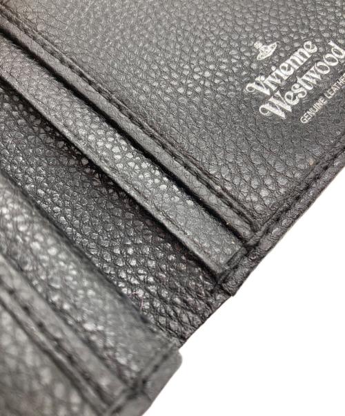 Vivienne Westwood（ヴィヴィアンウエストウッド）Vivienne Westwood (ヴィヴィアンウエストウッド) KELLY WALLET WITH COIN POCKET/2つ折り財布 ブラックの古着・服飾アイテム