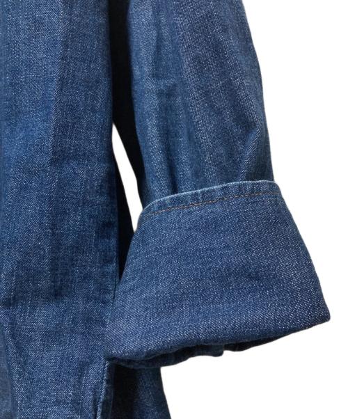 Wrangler（ラングラー）Wrangler (ラングラー) Deuxieme Classe (ドゥーズィエム クラス) 別注デニムウエスタンシャツ インディゴ サイズ:09（F）の古着・服飾アイテム