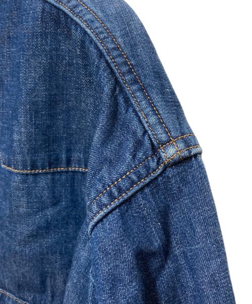 Wrangler（ラングラー）Wrangler (ラングラー) Deuxieme Classe (ドゥーズィエム クラス) 別注デニムウエスタンシャツ インディゴ サイズ:09（F）の古着・服飾アイテム