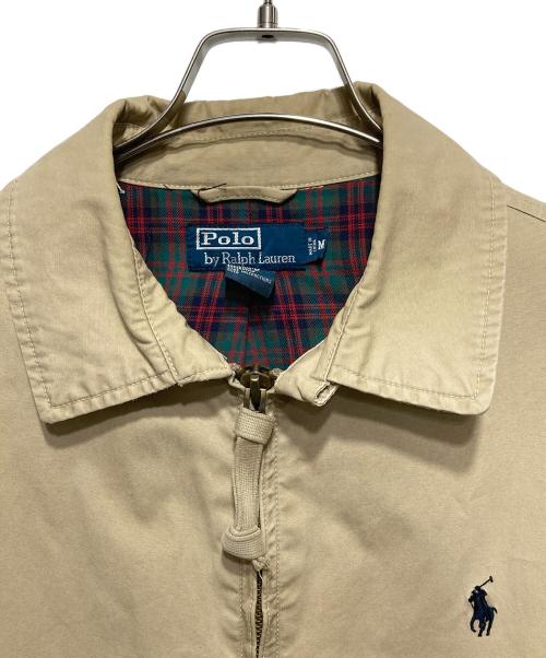 POLO RALPH LAUREN（ポロ・ラルフローレン）POLO RALPH LAUREN (ポロ・ラルフローレン) 90‐00s ジップジャケット/スイングトップ ベージュ サイズ:Mの古着・服飾アイテム