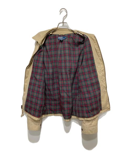 POLO RALPH LAUREN（ポロ・ラルフローレン）POLO RALPH LAUREN (ポロ・ラルフローレン) 90‐00s ジップジャケット/スイングトップ ベージュ サイズ:Mの古着・服飾アイテム