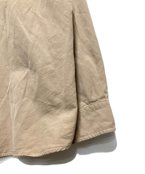 POLO RALPH LAUREN（ポロ・ラルフローレン）POLO RALPH LAUREN (ポロ・ラルフローレン) 90s シルク混長袖シャツ ベージュ サイズ:XLの古着・服飾アイテム