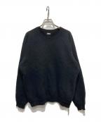 A.PRESSEアプレッセ）の古着「26SS/Vintage Double V Sweatshirt/スウェット」｜ブラック