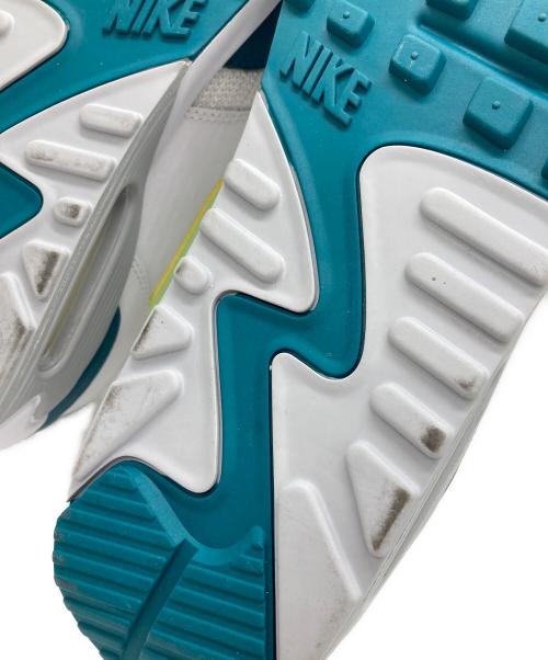 NIKE（ナイキ）NIKE (ナイキ) Air Max 90/1 Casual Shoes エアマックス ９０ White/Lime ホワイト サイズ:27の古着・服飾アイテム