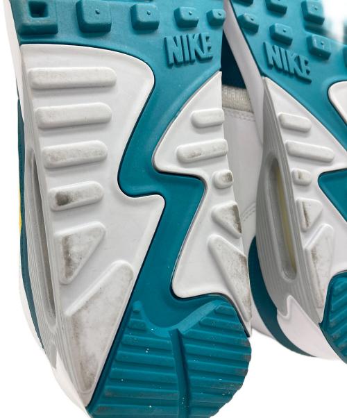 NIKE（ナイキ）NIKE (ナイキ) Air Max 90/1 Casual Shoes エアマックス ９０ White/Lime ホワイト サイズ:27の古着・服飾アイテム