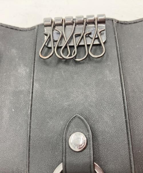 COACH（コーチ）COACH (コーチ) キーケース/5 リング キー ケース シグネチャー キャンバス ブラックの古着・服飾アイテム