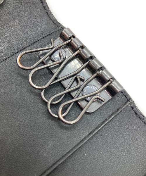 COACH（コーチ）COACH (コーチ) キーケース/5 リング キー ケース シグネチャー キャンバス ブラックの古着・服飾アイテム