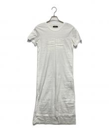 DIESEL（ディーゼル）の古着「カットソーワンピース」｜ホワイト