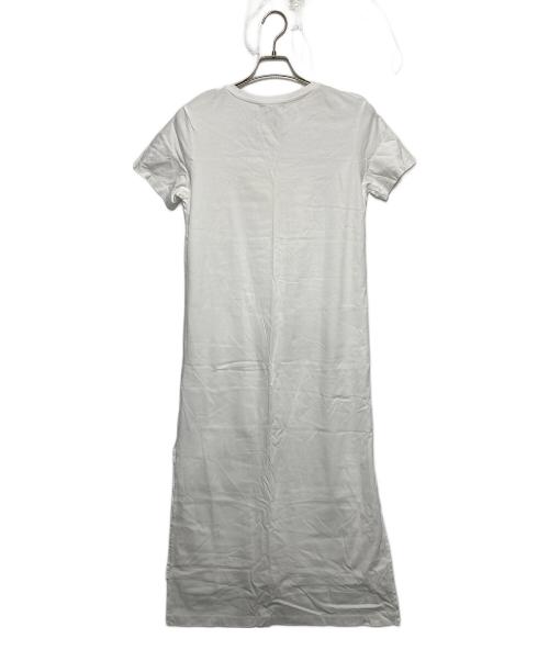 DIESEL（ディーゼル）DIESEL (ディーゼル) カットソーワンピース ホワイト サイズ:XSの古着・服飾アイテム