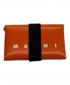 MARNIマルニ）の古着「PVCウォレット」｜オレンジ