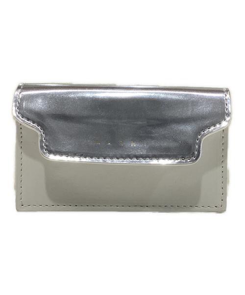 MARNI（マルニ）MARNI (マルニ) カードケース ホワイト×シルバーの古着・服飾アイテム