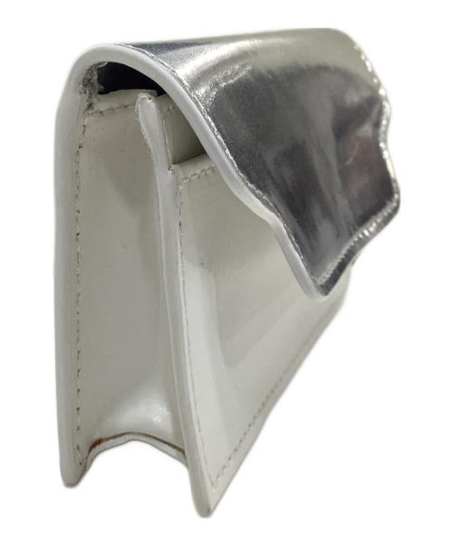 MARNI（マルニ）MARNI (マルニ) カードケース ホワイト×シルバーの古着・服飾アイテム