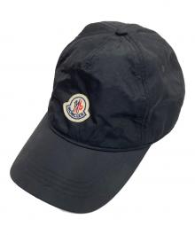 MONCLER（モンクレール）の古着「ロゴキャップ」｜ブラック