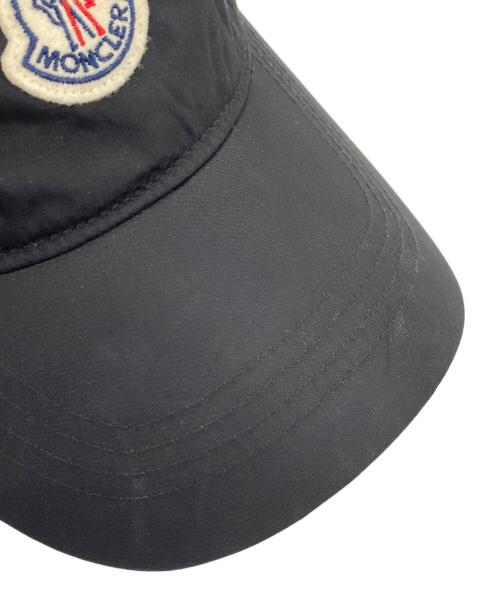MONCLER（モンクレール）MONCLER (モンクレール) ロゴキャップ ブラック サイズ:55-62㎝の古着・服飾アイテム