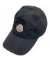 MONCLER（モンクレール）の古着「ロゴキャップ」｜ブラック