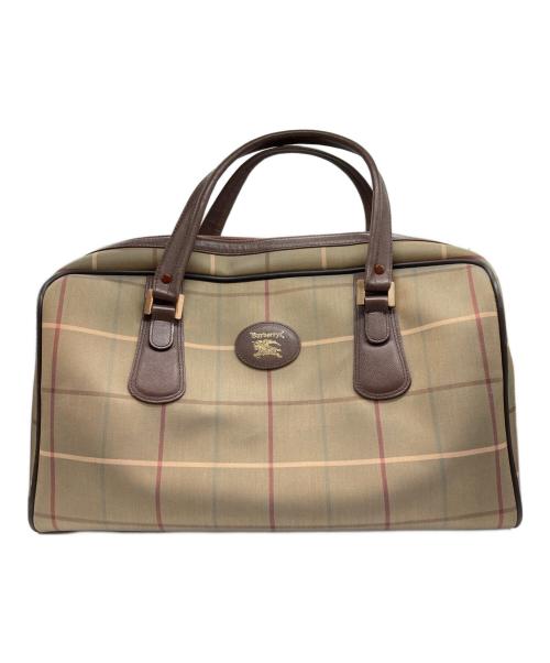 Burberry's（バーバリー）Burberry's (バーバリー) ボストンバッグ ブラウンの古着・服飾アイテム