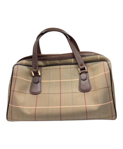 Burberry's（バーバリー）Burberry's (バーバリー) ボストンバッグ ブラウンの古着・服飾アイテム