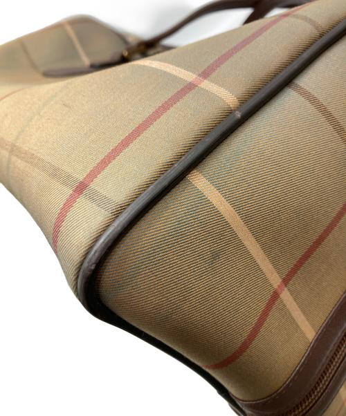Burberry's（バーバリー）Burberry's (バーバリー) ボストンバッグ ブラウンの古着・服飾アイテム