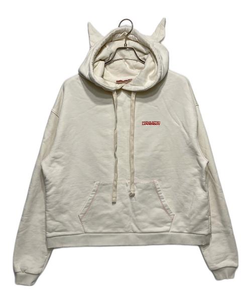 CHARLES JEFFREY LOVERBOY（チャールズ ジェフリー ラバーボーイ）CHARLES JEFFREY LOVERBOY (チャールズ ジェフリー ラバーボーイ) パーカー ホワイト サイズ:Lの古着・服飾アイテム