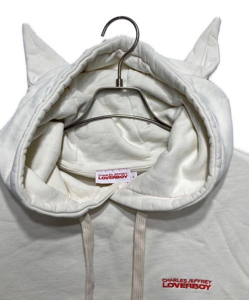 CHARLES JEFFREY LOVERBOY（チャールズ ジェフリー ラバーボーイ）CHARLES JEFFREY LOVERBOY (チャールズ ジェフリー ラバーボーイ) パーカー ホワイト サイズ:Lの古着・服飾アイテム