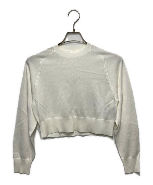 BALLSEY（ボールジィ）BALLSEY (ボールジィ) 厚手ニット ホワイト サイズ:Sの古着・服飾アイテム