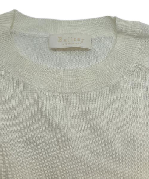 BALLSEY（ボールジィ）BALLSEY (ボールジィ) 厚手ニット ホワイト サイズ:Sの古着・服飾アイテム