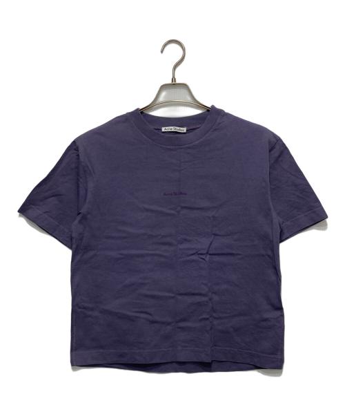 Acne studios（アクネ ストゥディオズ）Acne studios (アクネ ストゥディオズ) ロゴTシャツ パープル サイズ:XXSの古着・服飾アイテム