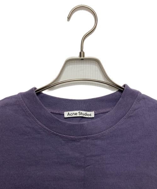Acne studios（アクネ ストゥディオズ）Acne studios (アクネ ストゥディオズ) ロゴTシャツ パープル サイズ:XXSの古着・服飾アイテム